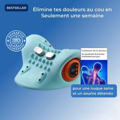 NeckZen™ 4-en-1 Masseur Cervical Intelligent