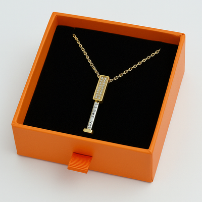 Colier Pendatif "I LOVE YOU" cadeau parfait pour la fête des mères