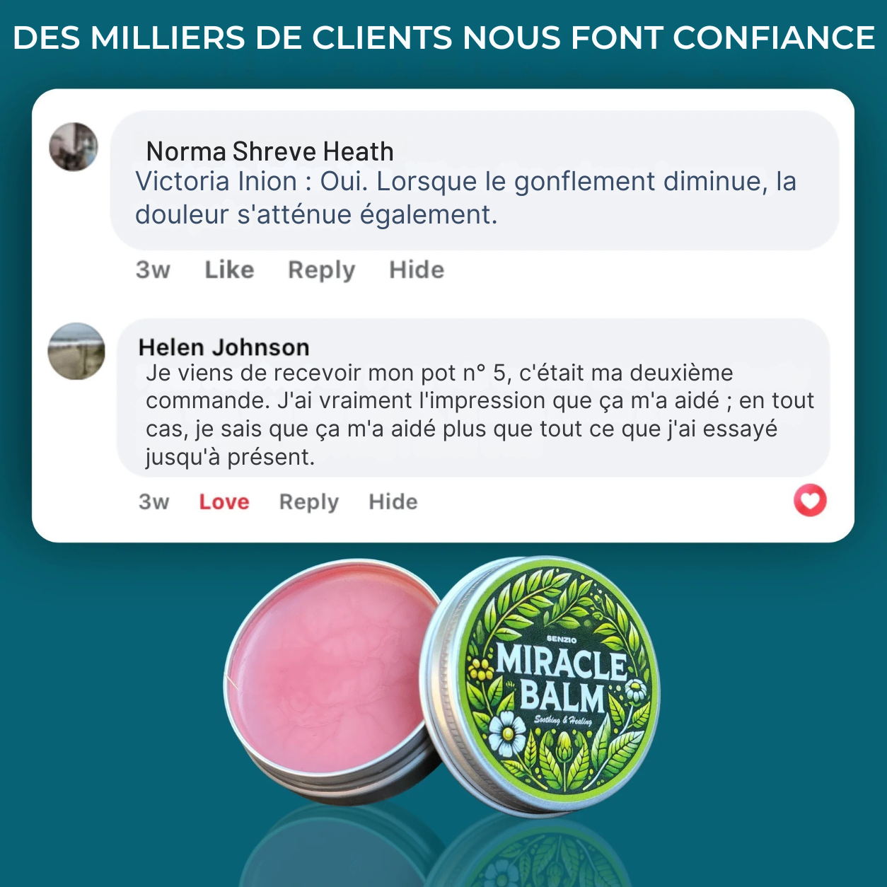 Gel de massage corporel hydratant aux ingrédients à base de plantes