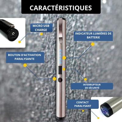 Stylo de Défense Électrique