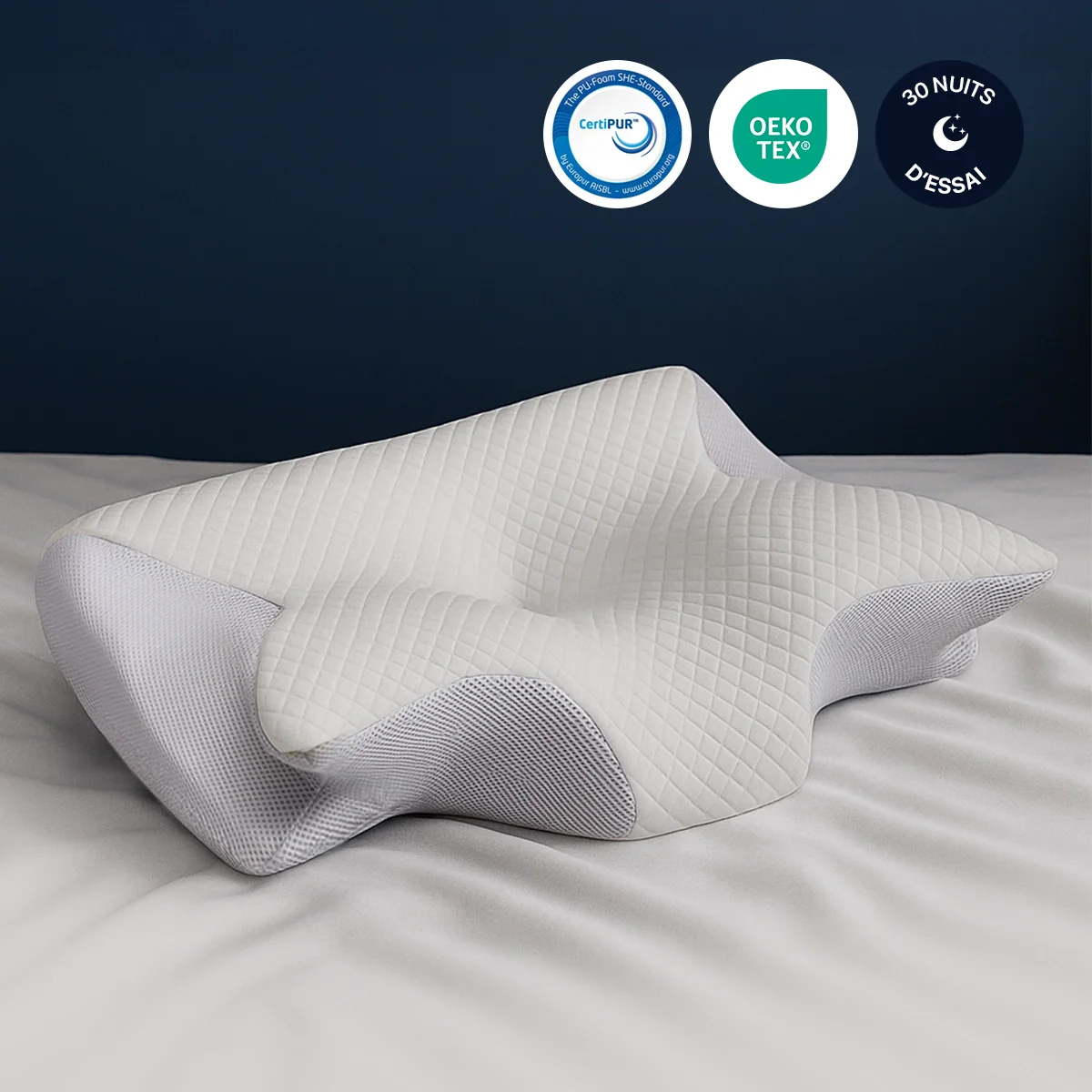 Oreiller Soya 2.0 — L’OREILLER ORTHOPÉDIQUE CONÇU AVEC DES PRATICIENS