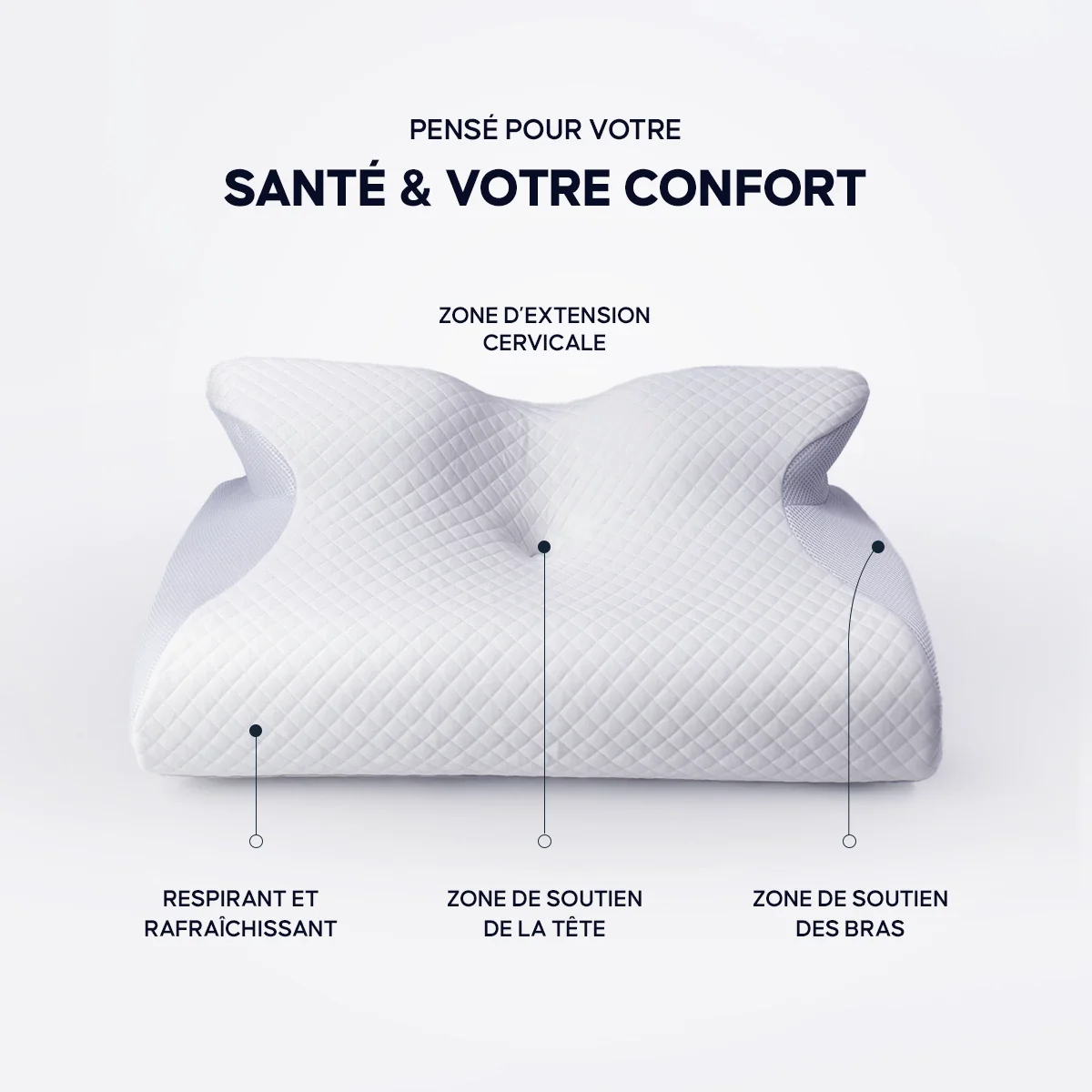 Oreiller Soya 2.0 — L’OREILLER ORTHOPÉDIQUE CONÇU AVEC DES PRATICIENS