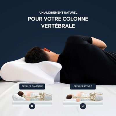 Oreiller Soya 2.0 — L’OREILLER ORTHOPÉDIQUE CONÇU AVEC DES PRATICIENS