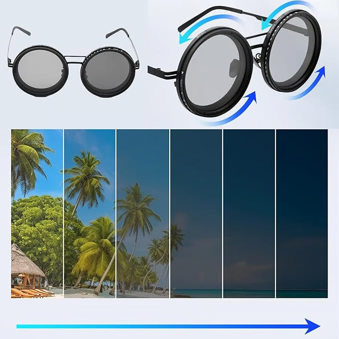 Lunette  réglable à 9 niveaux de teinte